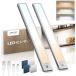 LROLTEF �L�b�`�����C�g LED�Z���T�[���C�g �l�� ���� Type-C�[�d�� 3�F���� ���i�K���� 21cm 1500mAh ��e�� L