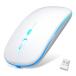 �}�E�X ���� �ɔ��^�EType-C�[�d�� Bluetooth 5.2 ���C�����X�}�E�X �É� ���^ �����x 3�i�KDPI�ؑ� �ȃG�l �p�\�R��