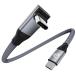 USB C �P�[�u�� �Z�� 30CM L�� USB C 3.2 Gen 2x2 20Gbps�����f�[�^�]�� 240W PD3.1�������[�d
