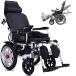 . body handicapped for electric wheelchair,24V12Ah lithium battery folding type. chair electric,.. sause attaching adjustment possible .. sause, reclining type 4 section adjustment possible re