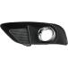 параллель импорт Evan-Fischer Fog Light Trim compatible with Chrysler 300 12-14 Molding Outer Blk w/Chrome Trim w/SRT-8 Model Left Side