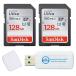 �¹�͢�� SanDisk 128GB Ultra - 2 Pack Bundle UHS-I Class 10 SDXC Flash Memory Card Retail (SDSDUNC-128G-GN6IN) - With Everything But Stromboli (tm) Co