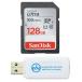 �¹�͢�� SanDisk 128GB SDXC SD Ultra Memory Card Bundle Works with FujiFilm XF10, X100F, X100T, X100S, X100 Digital Camera (SDSDUNC-128G-GN6IN) Plus (