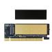 ¹͢ EZDIY-FAB NVME PCIe 4.0 Adapter, M.2 NVME SSD to PCI Express Adapter with Heat Sink, Only Support PCIe x16 Slot,Support M.2 SSD 2230 2242 226