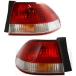 �¹�͢�� KarParts360 For 2001 2002 Honda Accord Tail Light Assembly Pair Driver and Passenger Side w/Bulbs For HO2800135 HO2801135 | 33551-S84-A11, 33