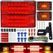 ¹͢ LINKITOM Submersible LED Trailer Light Kit, Super Bright Fully Waterproof Tail and Turn Signal Lights for Boat Trailer