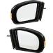 ¹͢ For Mercedes-Benz C32 AMG 2002 03 2004 Door Mirror Driver  Passenger Side Pair | Power Glass | Manual Folding | Heated | w/Signal | Paintab