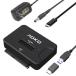  параллель импорт AOKO Hard Drive Reader Adapter-2 in 1 External NVMe SSD Reader, 10Gbps NVMe Enclosure for PCIe NVMe SSD and 2.5/3.5 SATA HDD/SSD, Included 12