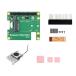  параллель импорт Official Pi PCIe to M.2 HAT for Raspberry Pi 5, HAT + Standard, Comes with RPi 5 Active Cooler, Supports NVMe Protocol M.2 Solid State Drive