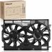 �¹�͢�� A-Premium Engine Radiator Cooling Fan Assembly with Brushless Motor Compatible with Audi Models - Q7 2017 2018 2019 2.0L