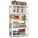¹͢ WORKPRO House 5-Tier Shelving Unit, 3000lbs Adjustable Storage Shelves, Boltless Book Shelf, Shelf Organizer for Kitchen, Living Room, Bathro
