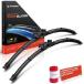 ¹͢ A-Premium Pack of 2 Windshield Wiper Blades with Wear Indicator  Towel - Compatible with BMW 1 Series M 2011, 118i 2012-2013, 120i, 125i, 1