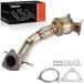 ¹͢ A-Premium Front Catalytic Converter with Gasket Kit Direct-Fit Compatible with Land Rover Discovery Sport 2015-2017, Range Rover Evoque 2014-