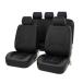  чехол для сиденья салон Honda N-BOX JF1 черный 5 сиденье комплект 1 ряда 2 ряда комплект универсальный простой установка ... модель 