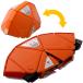 折りたたみ防災ヘルメット TSC-10 Flatmet フラットメット オレンジ 防災グッズ セーフティ用品