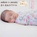  одеяло swa доллар aden+anaismomf правило цветочный принт 2 листов большой размер 120cm покрывало многоцелевой празднование рождения внутри праздник . девочка подарок eiten and anei