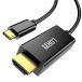 USB C HDMI Ѵ֥ HDMI TypeC 4K@60Hz 1.8M³֥  C ʥ to HDMIʥ 