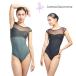  балет Leotard взрослый короткий рукав French рукав одноцветный Artemis/ arte ошибка чёрный 