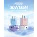 �[�d�� iPhone PD30W �}���[�d�� �[�d�A�_�v�^�[ Type-C�Ή�  PSE�F�� AC�A�_�v�^�[ iPhone17 iPhone16 Android�Ή� �R���p�N�g �֘A�摜1