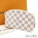  ломбард LOUIS VUITTON Louis Vuitton LV N60024 сумка Damier azur небольшая сумочка cosme tik белый хранение пакет * коробка J213... ломбард 