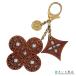  ломбард LOUIS VUITTON Louis Vuitton LV M66778biju-sakala Beth k монограмма цветок очарование брелок для ключа оттенок коричневого H25006... ломбард 