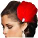  feather feather hair accessory [ red ] Bick corsage head dress hair ornament Dance ballet ba Rely nacy7-p0