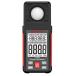 照度計 光度計 デジタル HT603 ルクス計 携帯型ライトメーター データ記録 光量と温度測定 0.1?200000Lux / 0~20,