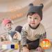  уголок имеется вязаная шапка ребенок шляпа Kids baby мужчина девочка осень-зима кошка уголок .. уголок охлаждение . защищающий от холода . меры теплый . способ теплоизоляция младенец вне развлечение салон 