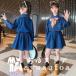  Корея ребенок одежда осень одежда девочка выставить Kids Denim одежда верх и низ в комплекте модный весна осень надеты студент девушки Denim 3 позиций комплект длинный рукав симпатичный свадьба день рождения посещение школы 110-160