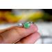 E202 天然ミャンマー産 緑 本翡翠  指輪 シンプル リング ピンクゴールドフリーサイズ通販 着物　振袖　格安レンタル