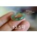 Mika-Jewelry-HS71 美品 13.5号 ミャンマー産 天然 グレー 本翡翠 リング メンズ 指輪 硬玉 くりぬき通販セール 着物　振袖　格安レンタル