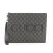  Gucci GGs шкив m бренд off GUCCI PVC покрытие парусина ручная сумочка клатч покрытие парусина / кожа б/у 