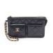  Chanel matelasse бумажник бренд off CHANEL черная икра s gold ( серый ndo машина f) ручная сумочка клатч черная икра б/у 