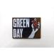 [ значок /pin badge]GREEN DAY Logo Mark квадратное булавка z зеленый *tei зеленый tei за границей прямой импорт мода смешанные товары Ame . смешанные товары 