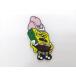 [ значок /pin badge]SpongeBob SquarePants губка Bob шляпа A булавка z значок bachi булавка bachi губка Bob * квадратное брюки Ame .