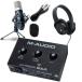 M-AUDIO аудио интерфейс M-Track Solo + конденсаторный микрофон MPM1000 + наушники KHP-001 комплект 