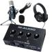 M-AUDIO аудио интерфейс M-Track Duo + конденсаторный микрофон MPM1000 + наушники KHP-001 комплект 