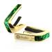 ta задний kapoThalia Capos Exotic Shell Series Emerald Green Abalone / 24K GOLD гитара 12 дюймовый порожек накладка приложен 