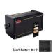 Positive Grid Spark 2 Black �u���b�N + ��p�o�b�e���[ �Z�b�g [ �M�^�[�A���v | AI�@�\ | Bluetooth�Ή� ]