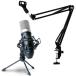  Marantz Pro condenser microphone MPM1000 + arm type mice stand ( black ) set 