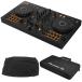 Pioneer DJ�R���g���[���[ DDJ-FLX4 + ��p�P�[�X DJC-B + �_�X�g�J�o�[ �Z�b�g �yDDJ-400 �㑱�@��z