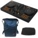 Pioneer DJ�R���g���[���[ DDJ-FLX4 + DJ�o�b�N PLUS-01(�l�C�r�[) + �_�X�g�J�o�[ �Z�b�g�yDDJ-400 �㑱�@��z