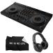 AlphaTheta DJ�R���g���[���[ DDJ-GRV6 + �w�b�h�z�� HDJ-X5-K + �_�X�g�J�o�[ �Z�b�g�s rekordbox / Serato DJ Pro / iOS / Android �Ή� �t