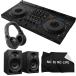 AlphaTheta DJ�R���g���[���[ DDJ-GRV6 + �w�b�h�z�� HDJ-X5-K + �X�s�[�J�[ DM-40D + �_�X�g�J�o�[ �Z�b�g�s rekordbox / Serato DJ Pro �Ή� �t