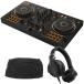 PIONEER DJ�R���g���[���[ DDJ-FLX4-N (�S�[���h)  + �w�b�h�z�� HDJ-CUE1 + �_�X�g�J�o�[ �Z�b�g �yDDJ-400 �㑱�@��z