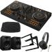 PIONEER DJ�R���g���[���[ DDJ-FLX4-N (�S�[���h) + �w�b�h�z�� ATH-S100 + PC�X�^���h + �X�s�[�J�[ DM-40D + �_�X�g�J�o�[ �Z�b�g