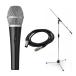 { stock .. immediate payment possibility } beyerdynamicbe year TG V35 S... electrodynamic microphone [ domestic regular goods 2 year guarantee ]+ MS09C mice stand + 5m XLR cable 