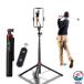 �S���t���K��� �X�C���O�`�F�b�N �X�C���O�B�e��� �X�}�z�X�^���h �ő�153cm �Z���J�_  �O�r ���B��_ �L�k�\ Bluetooth �t�� LED���C�g�t��
