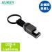 [. цена пересмотр ]USB ремешок type кабель Type-A to Lightning брелок для ключа type подсветка кабель данные пересылка 480Mbps AUKEYo- ключ 10cm CB-AKL6