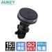AUKEY Metallic �ԍڃ��C�����X�[�d�� �X�}�z��p�@�\ �}���[�d 15W MagFusion Dash Pro HD-MC13A Qi2 ��p�t�@�� �M�d��p�`�b�v MagSafe�Ή� �I�[�L�[